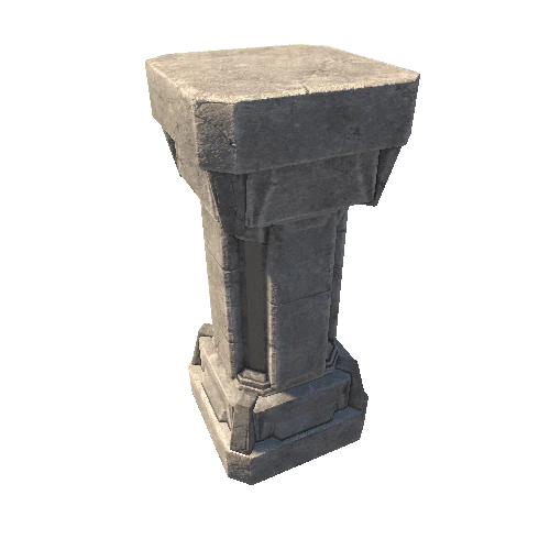 Dungeon Pillar Half 1A